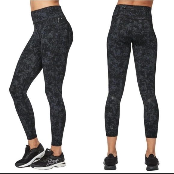 Sweaty Betty Black Static High Waisted Legging XS Zero Gravity - Picture 1 of 8